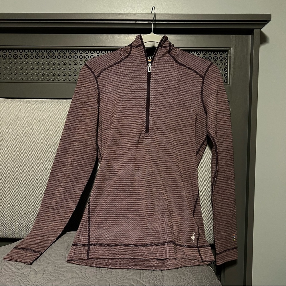 Smartwool Merino Wool 250 Half Zip Base Layer Hooded Top